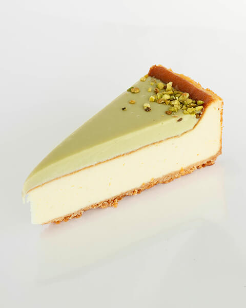 Gyorsfagyasztott sajttorta pisztácia (16 db / doboz)